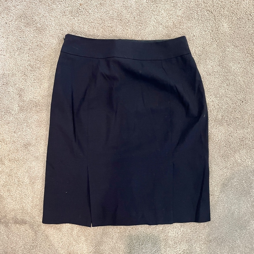 Banana Republic navy pencil skirt